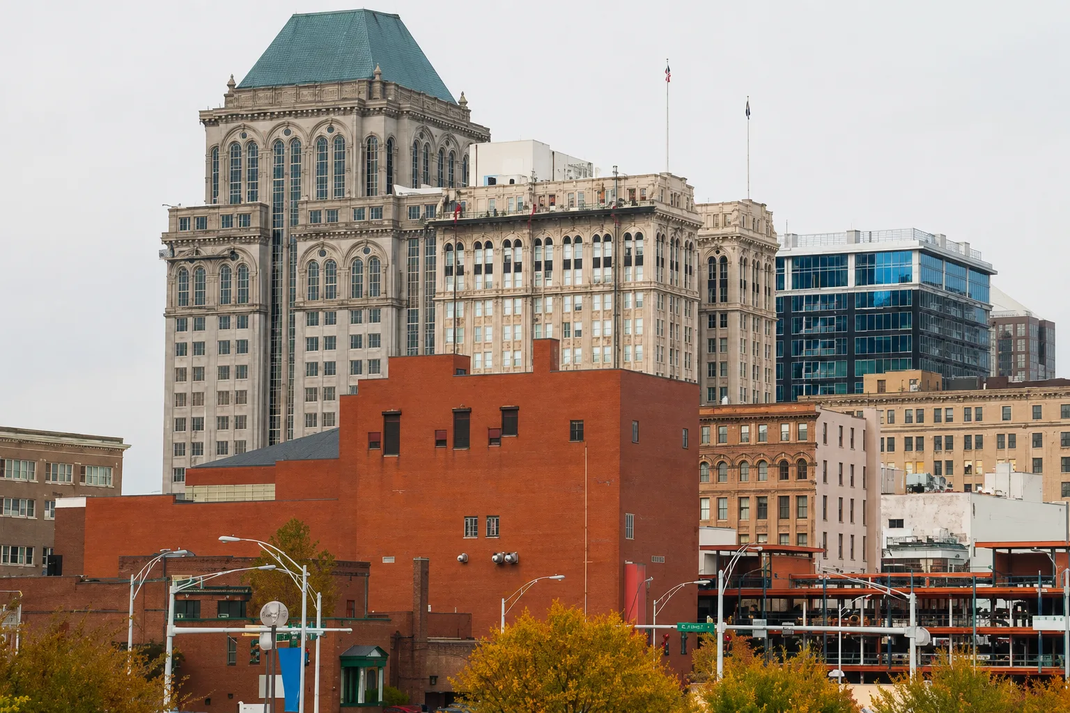 Greensboro, NC skyline